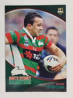 NRL 2009 Daily Telegraph | FOIL #139 | Jamie Simpson | South Sydney Rabbitohs