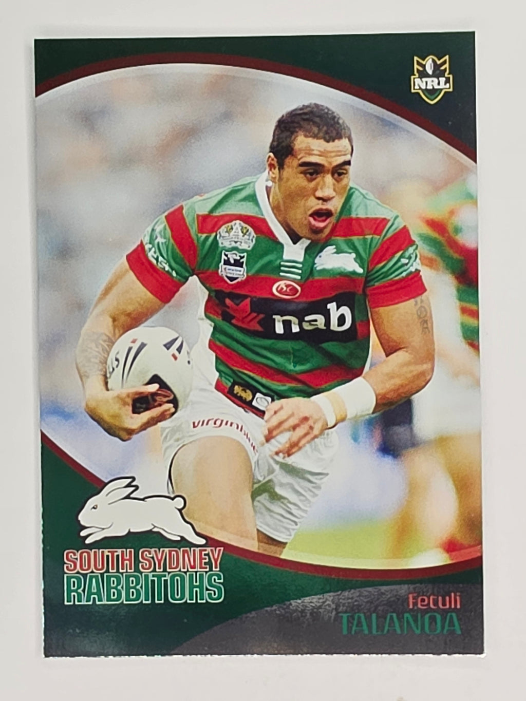 NRL 2009 Daily Telegraph | FOIL #142 | Fetuli Talanoa | South Sydney Rabbitohs