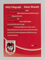 NRL 2009 Daily Telegraph | FOIL #145 | Logo | St George Illawarra Dragons