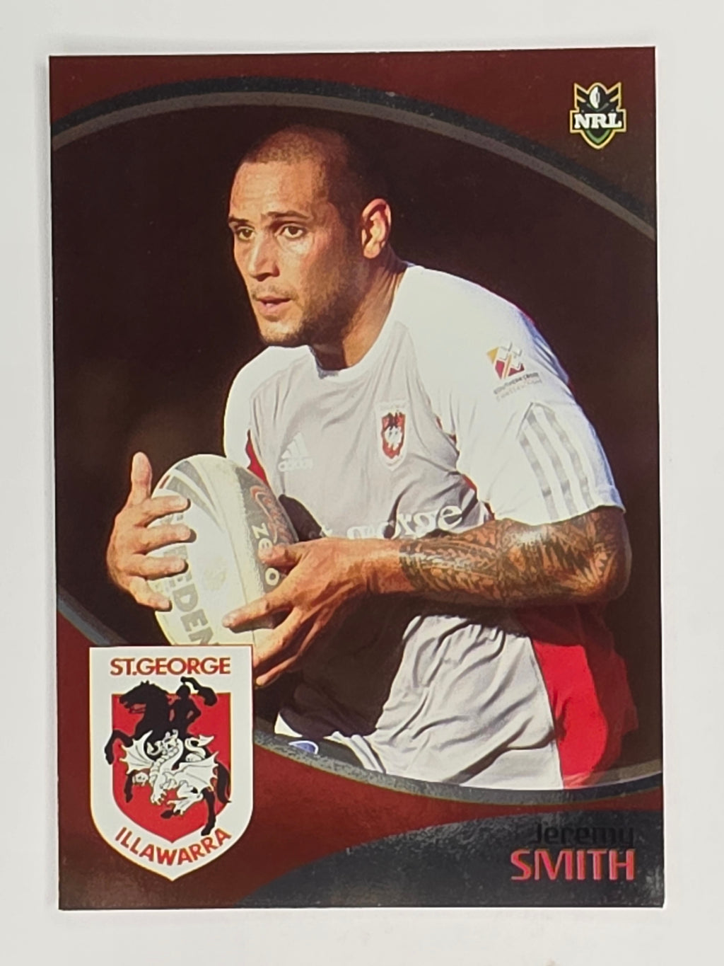 NRL 2009 Daily Telegraph | FOIL #154 | Jeremy Smith | St George Illawarra Dragons