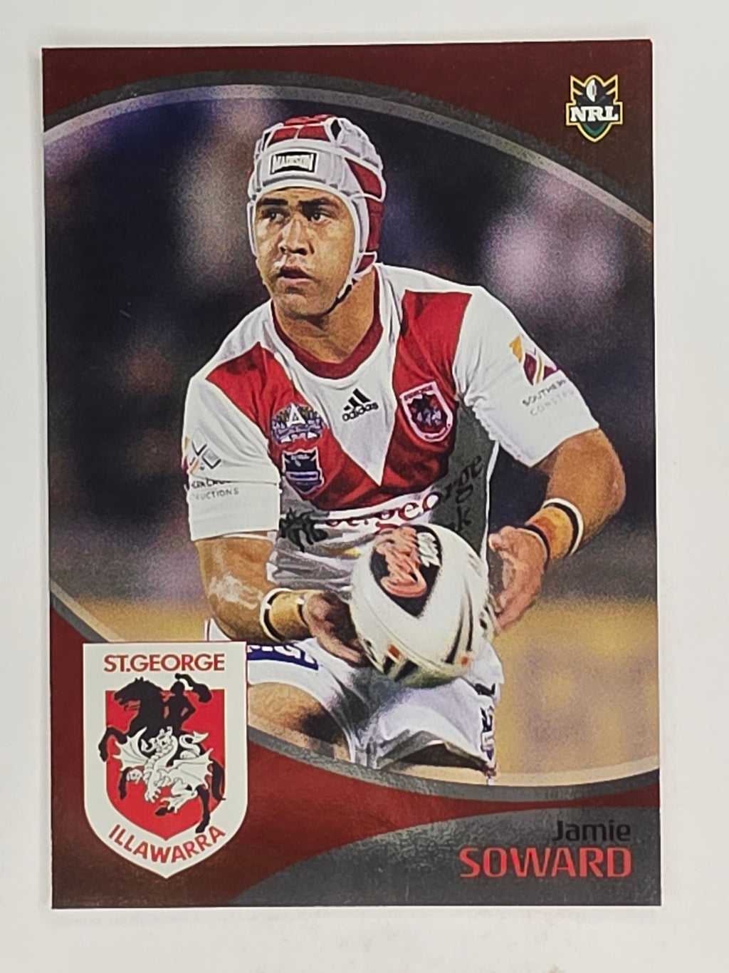 NRL 2009 Daily Telegraph | FOIL #155 | Jamie Soward | St George Illawarra Dragons