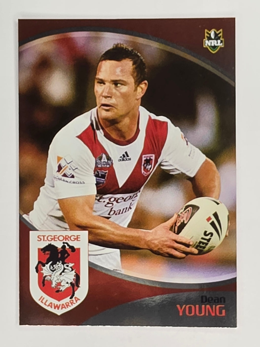NRL 2009 Daily Telegraph | FOIL #156 | Dean Young | St George Illawarra Dragons