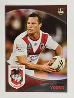 NRL 2009 Daily Telegraph | FOIL #156 | Dean Young | St George Illawarra Dragons