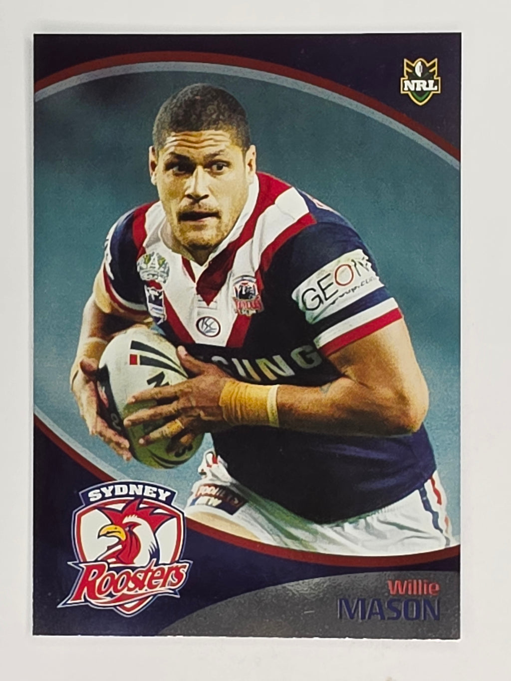 NRL 2009 Daily Telegraph | FOIL #161 | Willie Mason | Sydney Roosters