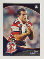 NRL 2009 Daily Telegraph | FOIL #163 | Nate Myles | Sydney Roosters