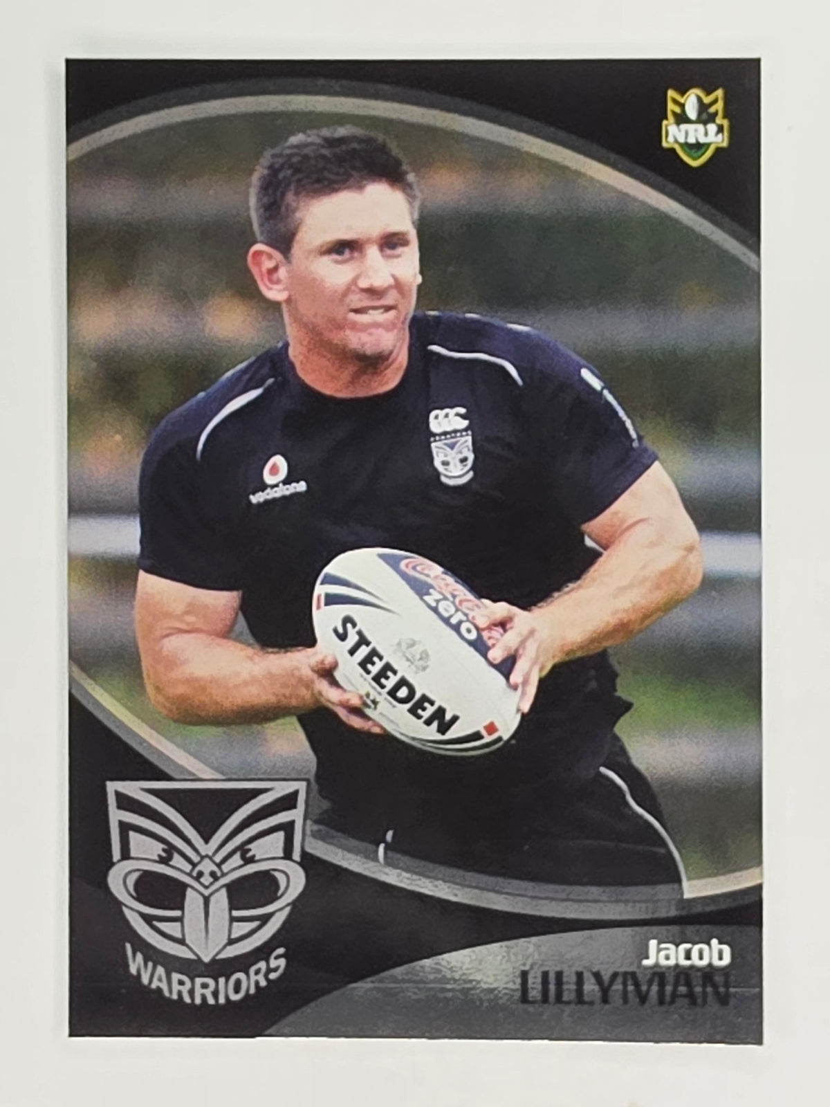 NRL 2009 Daily Telegraph | FOIL #174 | Jacob Lillyman | New Zealand Warriors