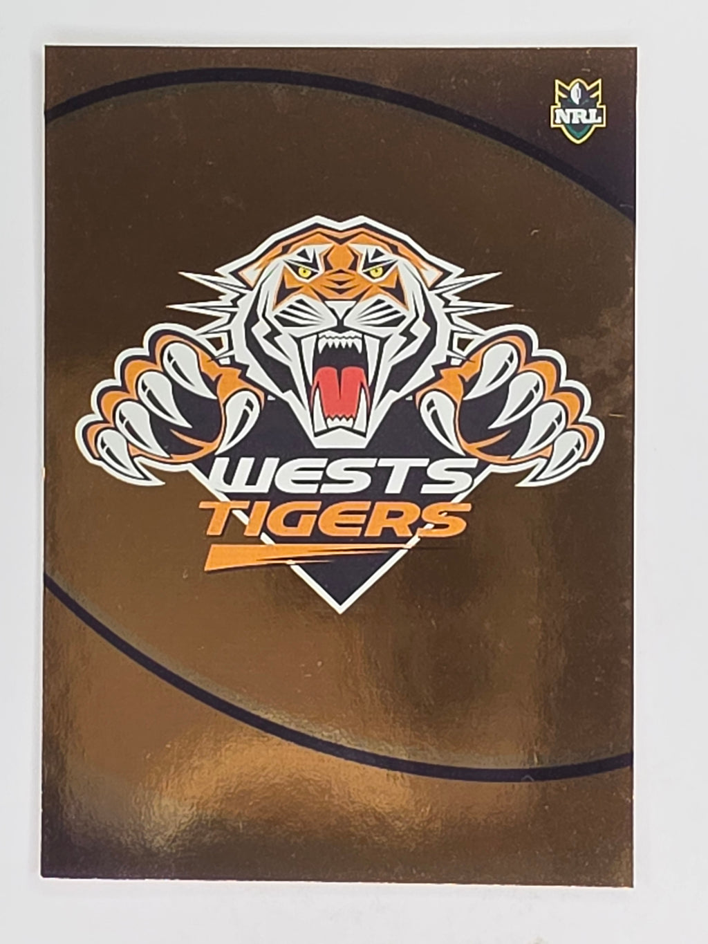 NRL 2009 Daily Telegraph | FOIL #181 | Logo | Wests Tigers