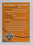 NRL 2009 Daily Telegraph | FOIL #181 | Logo | Wests Tigers