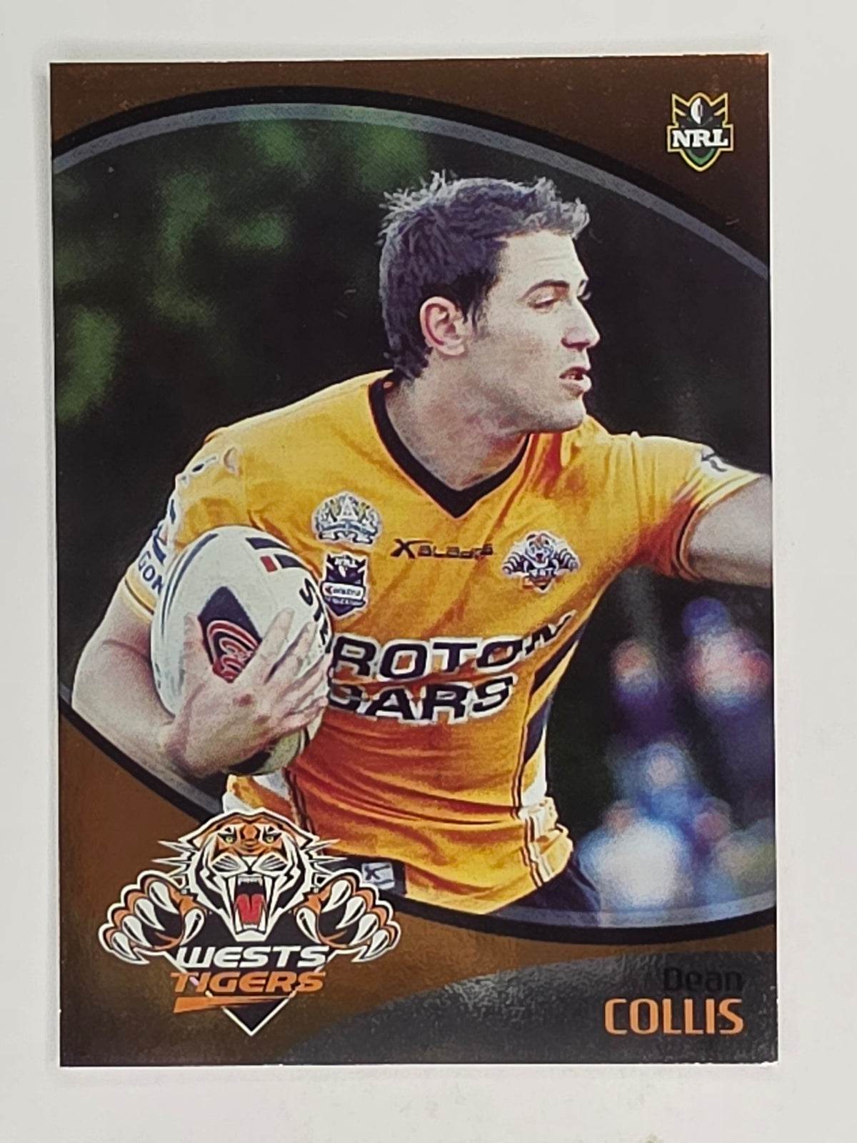 NRL 2009 Daily Telegraph | FOIL #182 | Dean Collis | Wests Tigers
