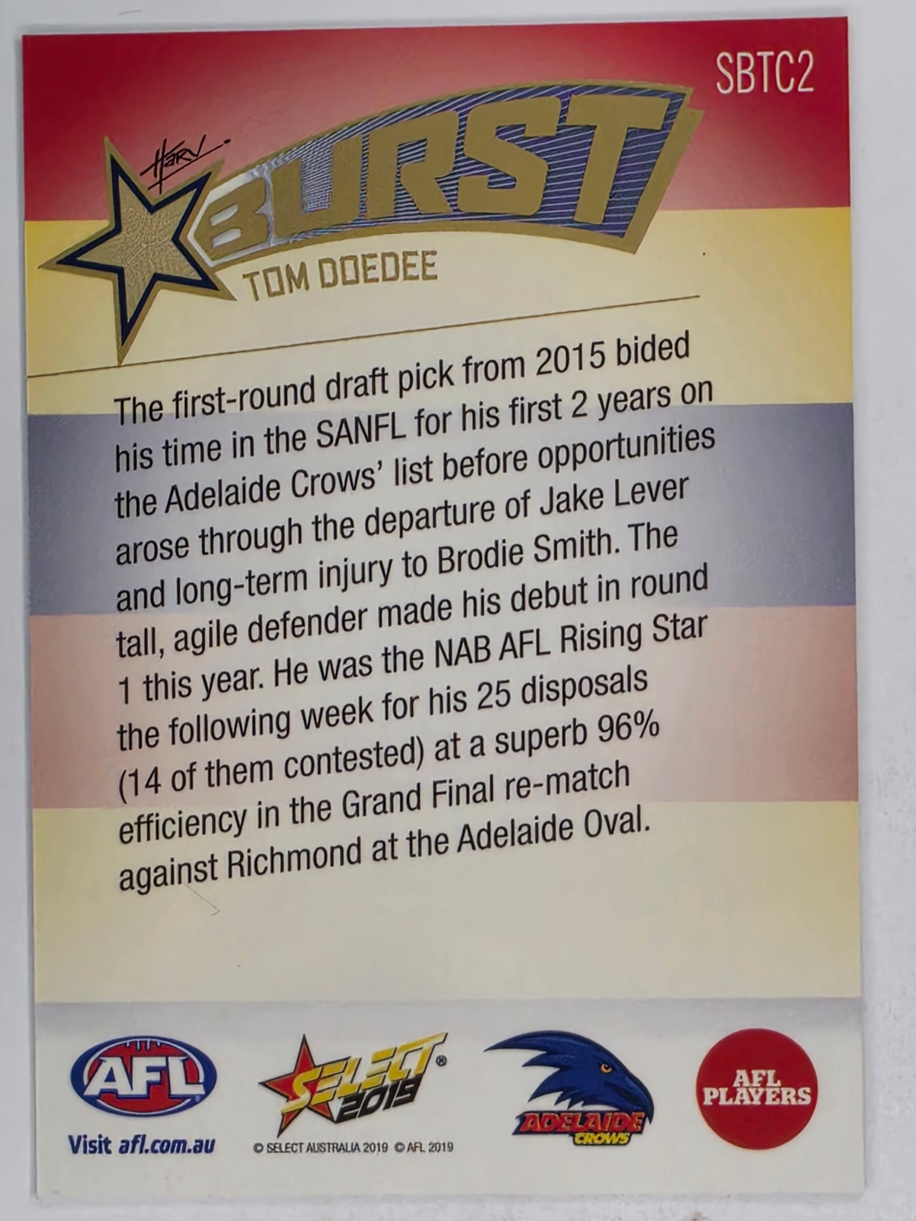 AFL 2019 Footy Stars | Starburst Caricatures Team | #SBTC2 | Tom Doedee | Adelaide Crows