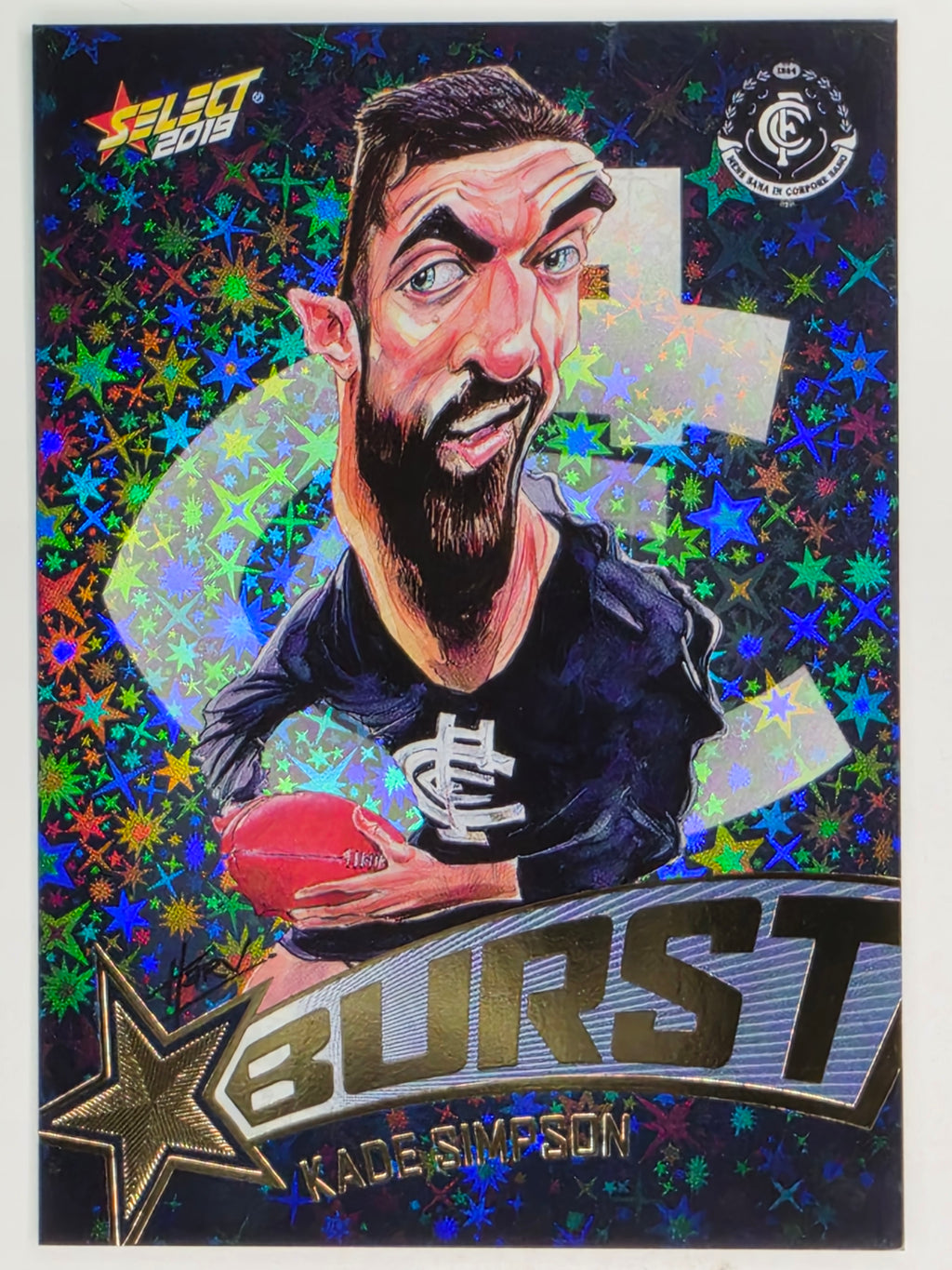 AFL 2019 Footy Stars | Starburst Caricatures Team | #SBTC12 | Kade Simpson | Carlton