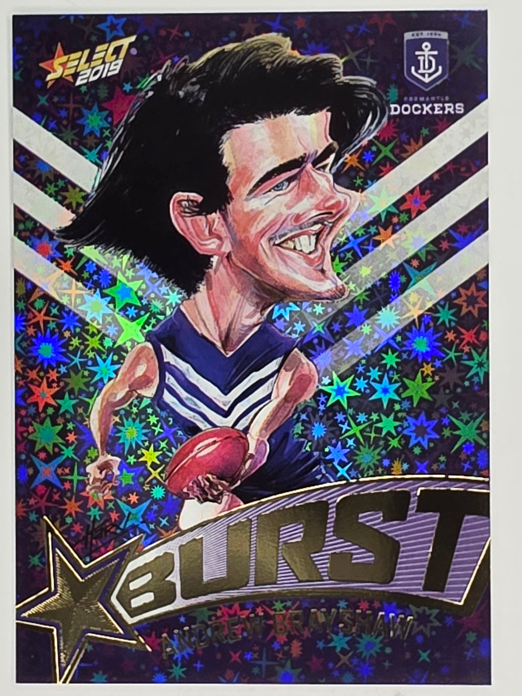 AFL 2019 Footy Stars | Starburst Caricatures Team | #SBTC22 | Andrew Brayshaw | Fremantle Dockers
