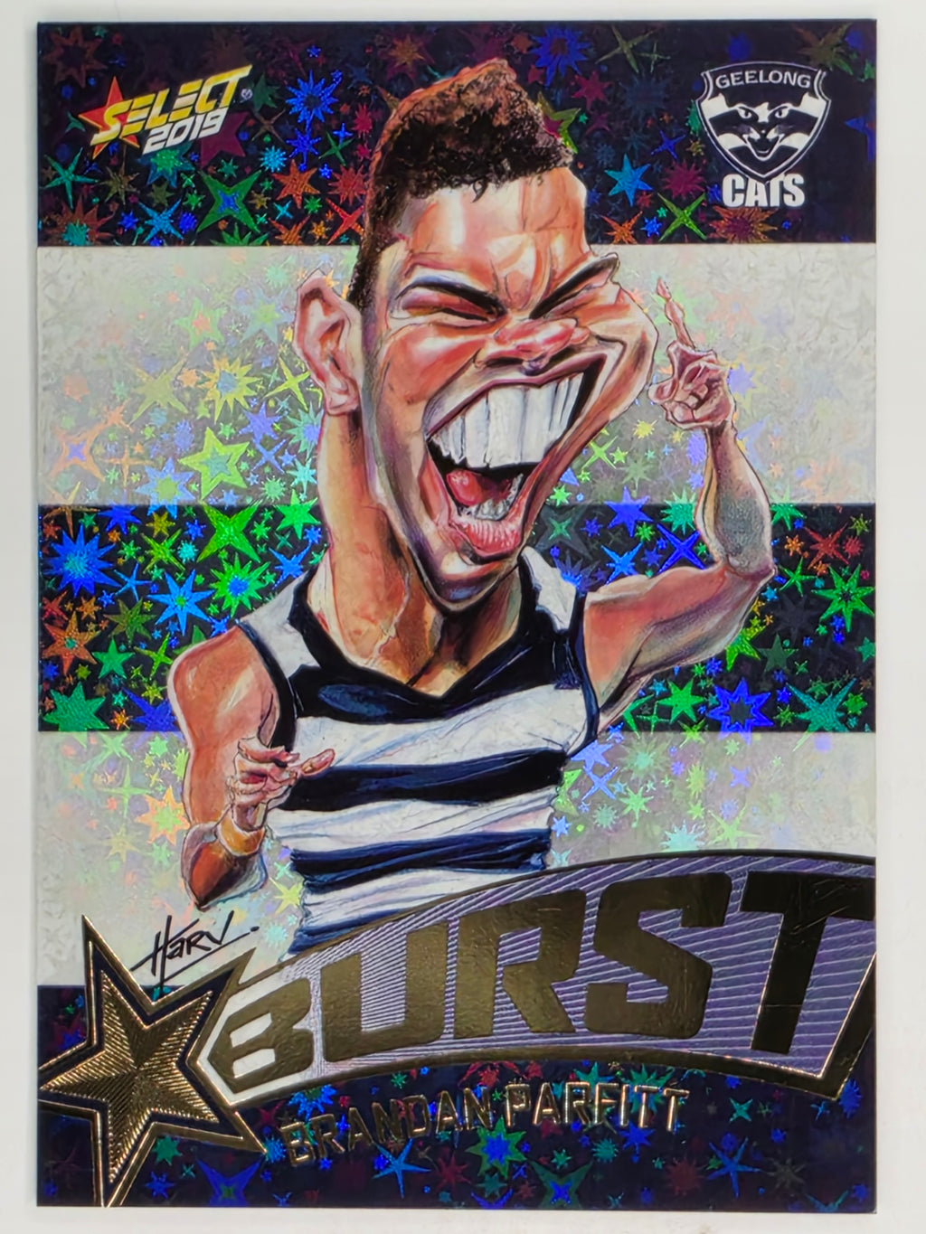 AFL 2019 Footy Stars | Starburst Caricatures Team | #SBTC27 | Brandan Parfitt | Geelong Cats