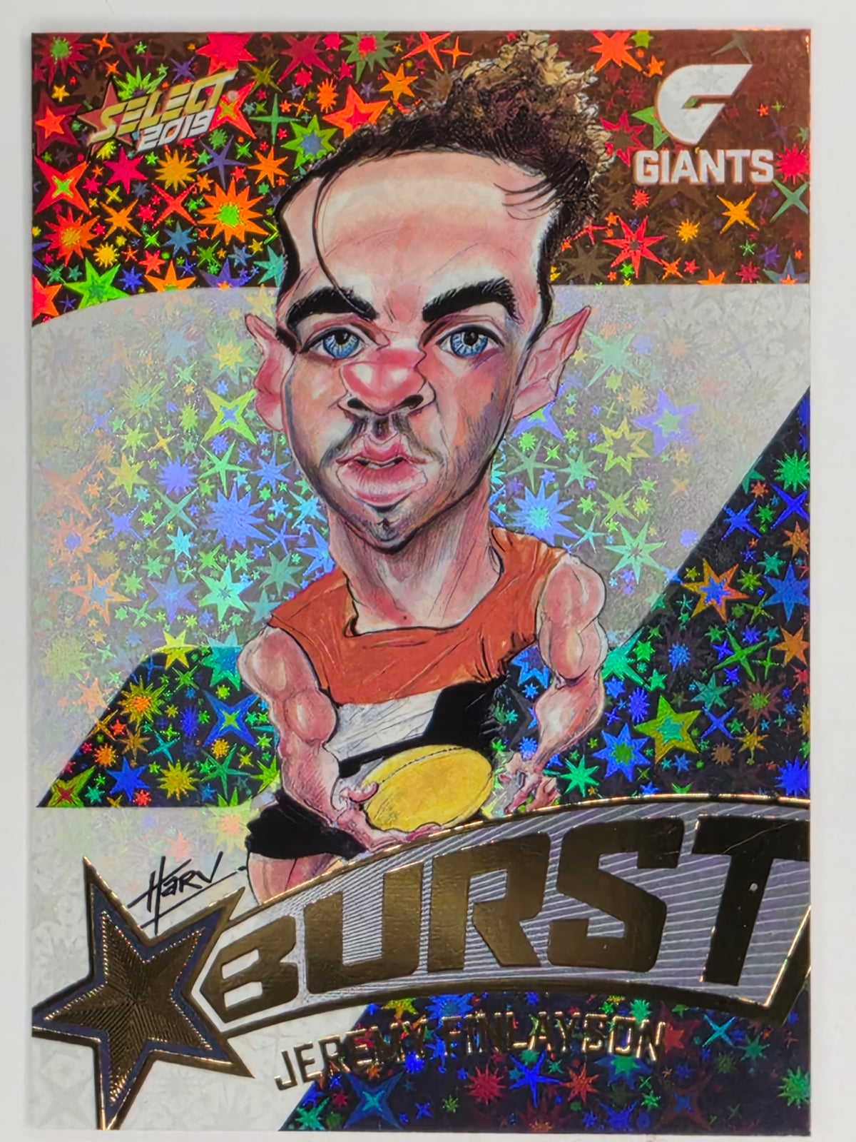 AFL 2019 Footy Stars | Starburst Caricatures Team | #SBTC30 | Jeremy Finlayson | Giants