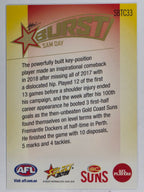 AFL 2019 Footy Stars | Starburst Caricatures Team | #SBTC33 | Sam Day | Gold Coast Suns