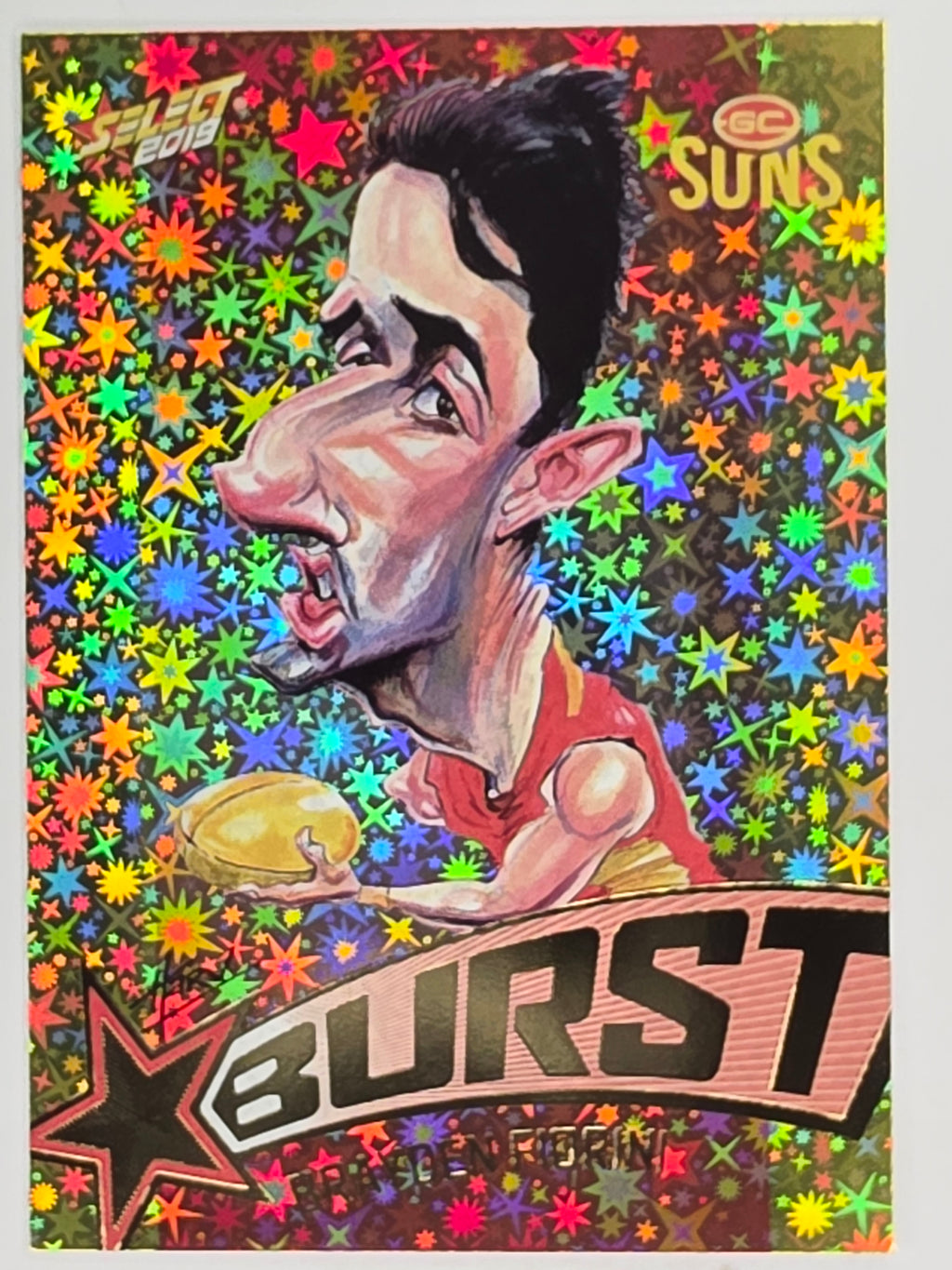 AFL 2019 Footy Stars | Starburst Caricatures Team | #SBTC34 | Brayden Fiorini | Gold Coast Suns