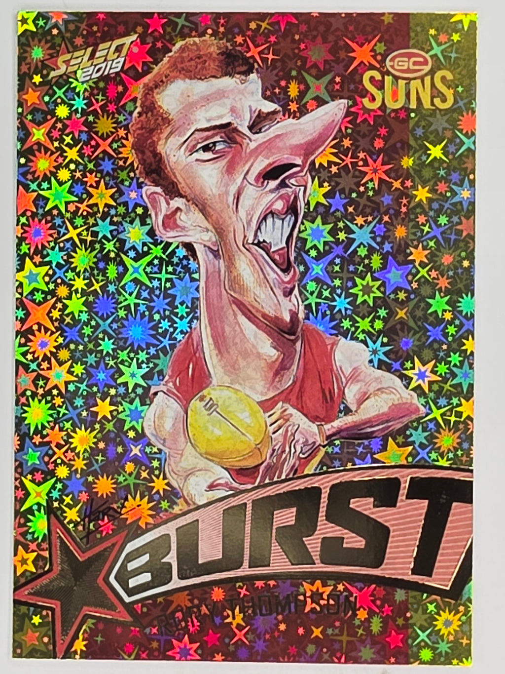 AFL 2019 Footy Stars | Starburst Caricatures Team | #SBTC35 | Rory Thompson | Gold Coast Suns