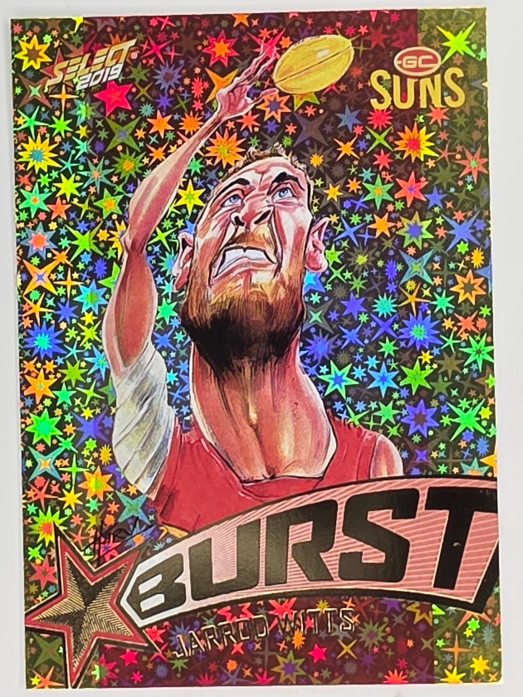 AFL 2019 Footy Stars | Starburst Caricatures Team | #SBTC36 | Jarrod Witts | Gold Coast Suns