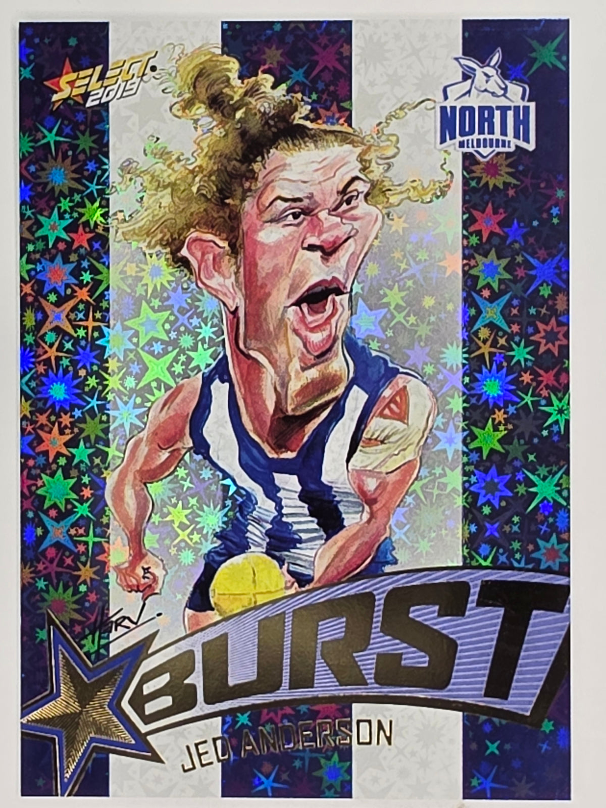 AFL 2019 Footy Stars | Starburst Caricatures Team | #SBTC45 | Jed Anderson | North Melbourne
