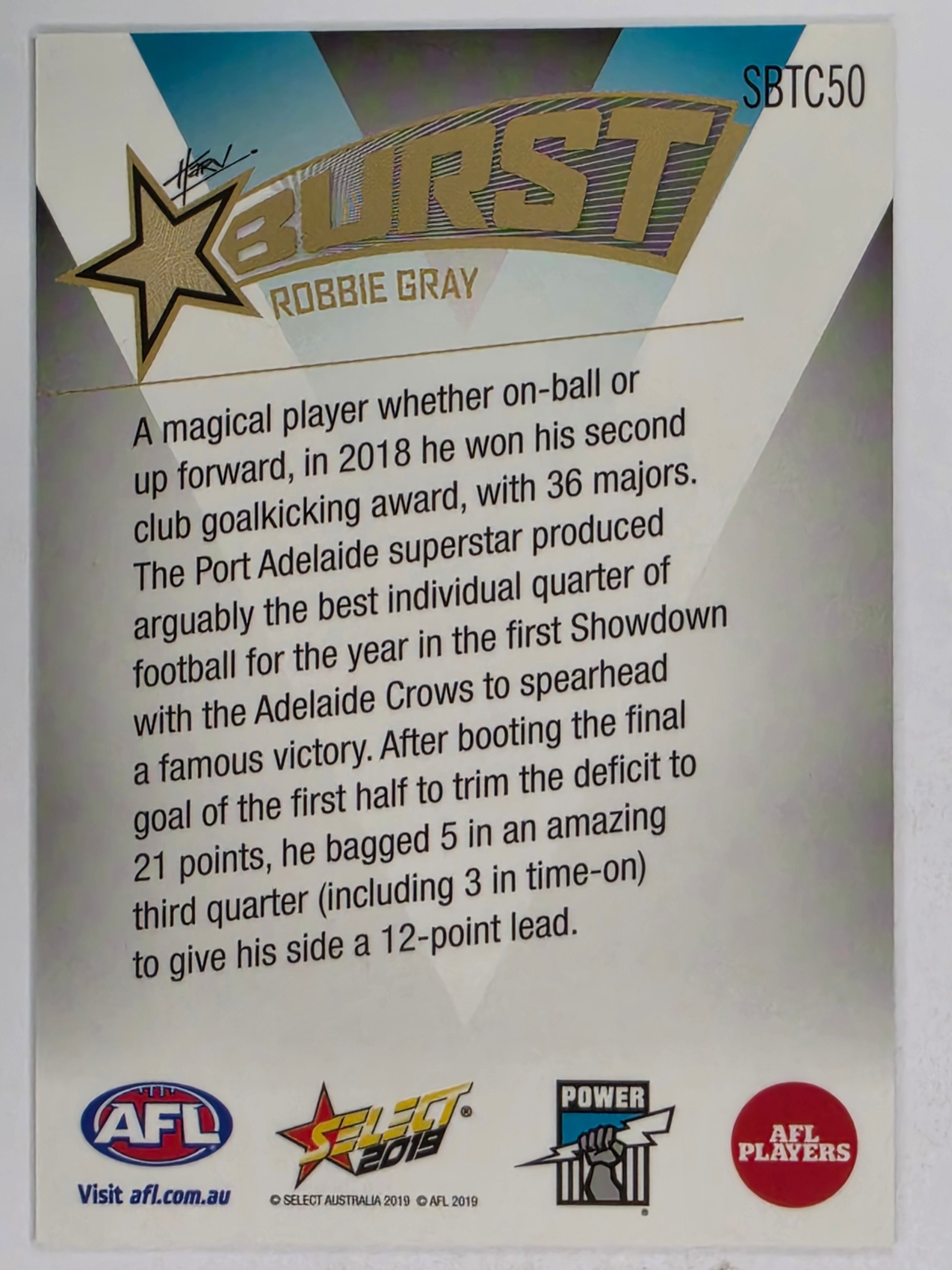 AFL 2019 Footy Stars | Starburst Caricatures Team | #SBTC50 | Robbie Gray | Port Adelaide