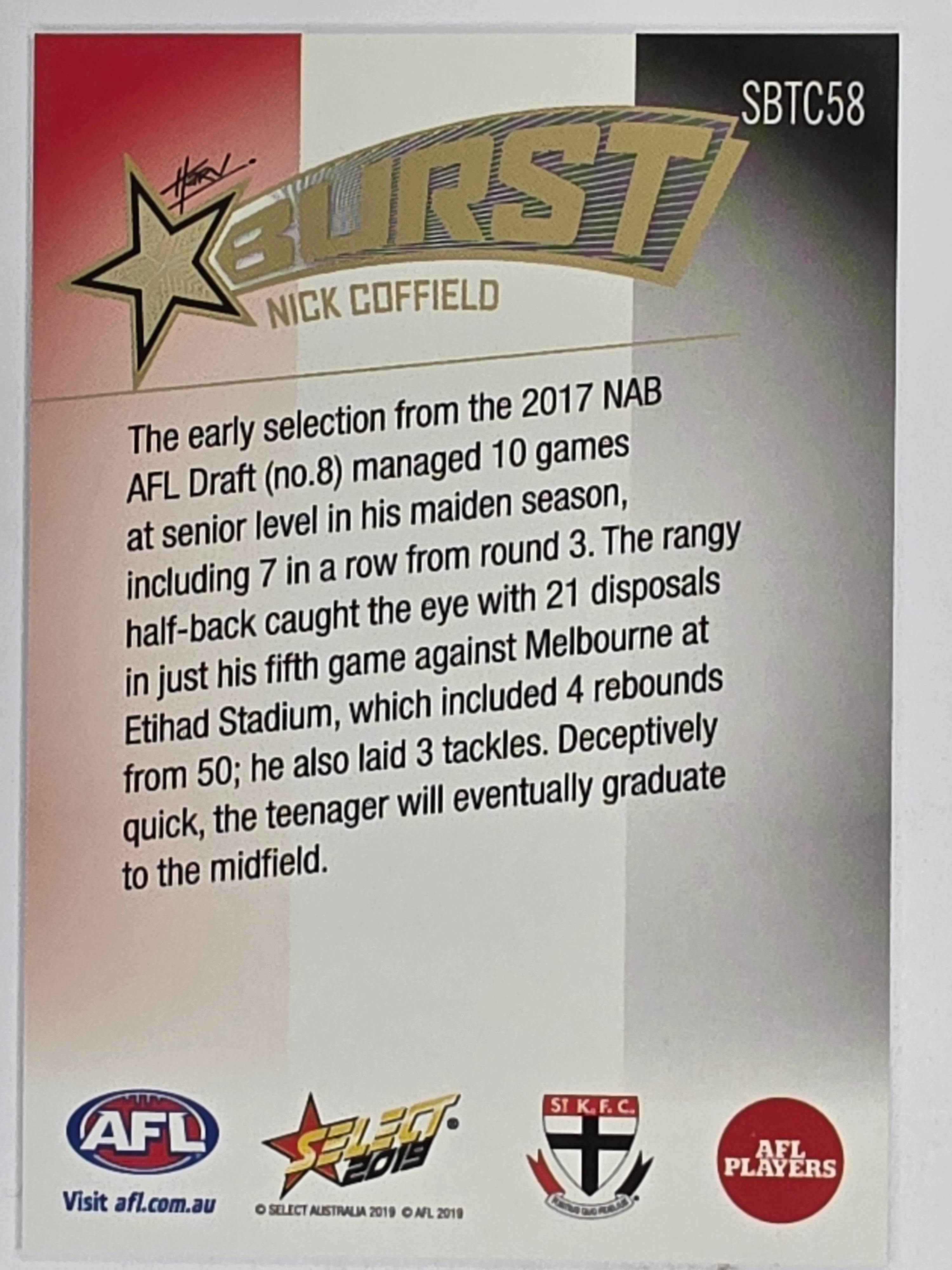 AFL 2019 Footy Stars | Starburst Caricatures Team | #SBTC58 | Nick Coffield | St Kilda
