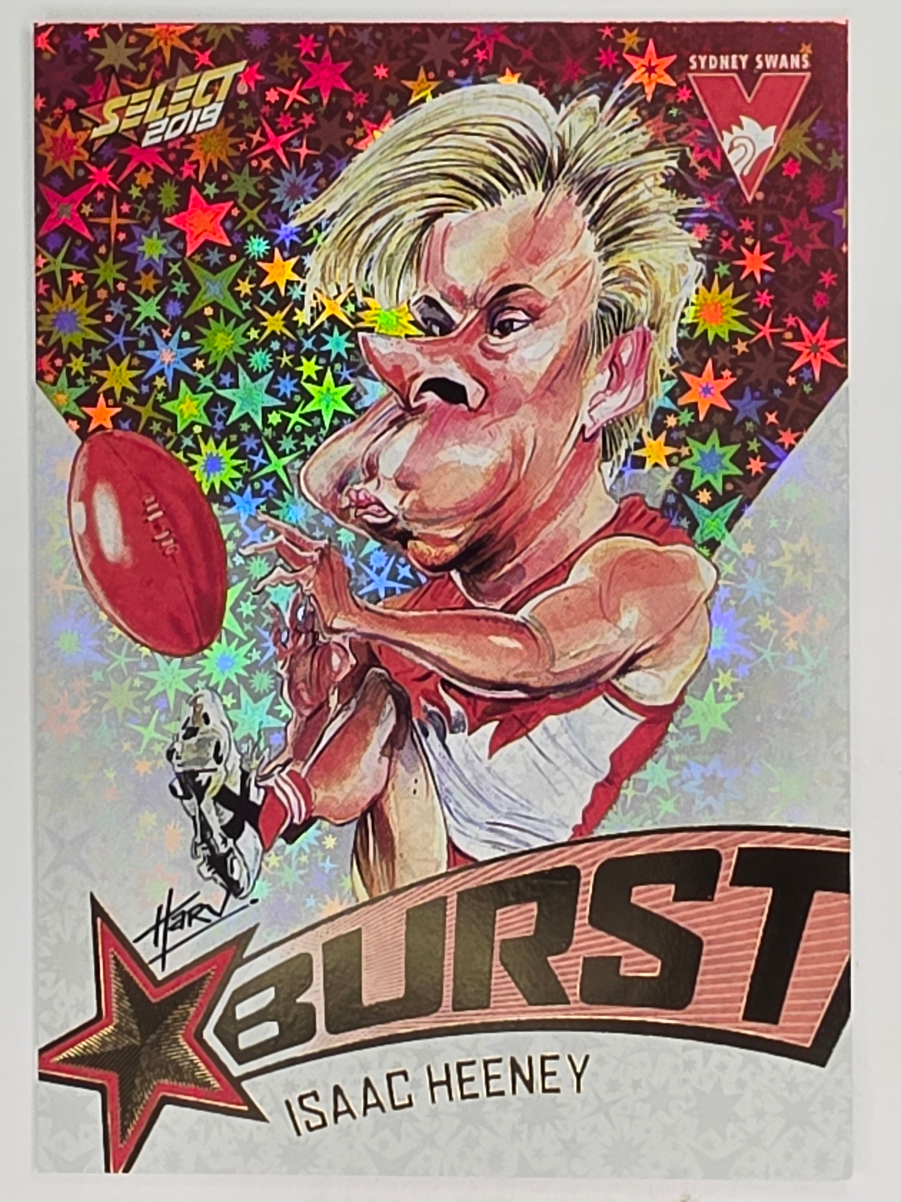 AFL 2019 Footy Stars | Starburst Caricatures Team | #SBTC61 | Isaac Heeney | Sydney Swans
