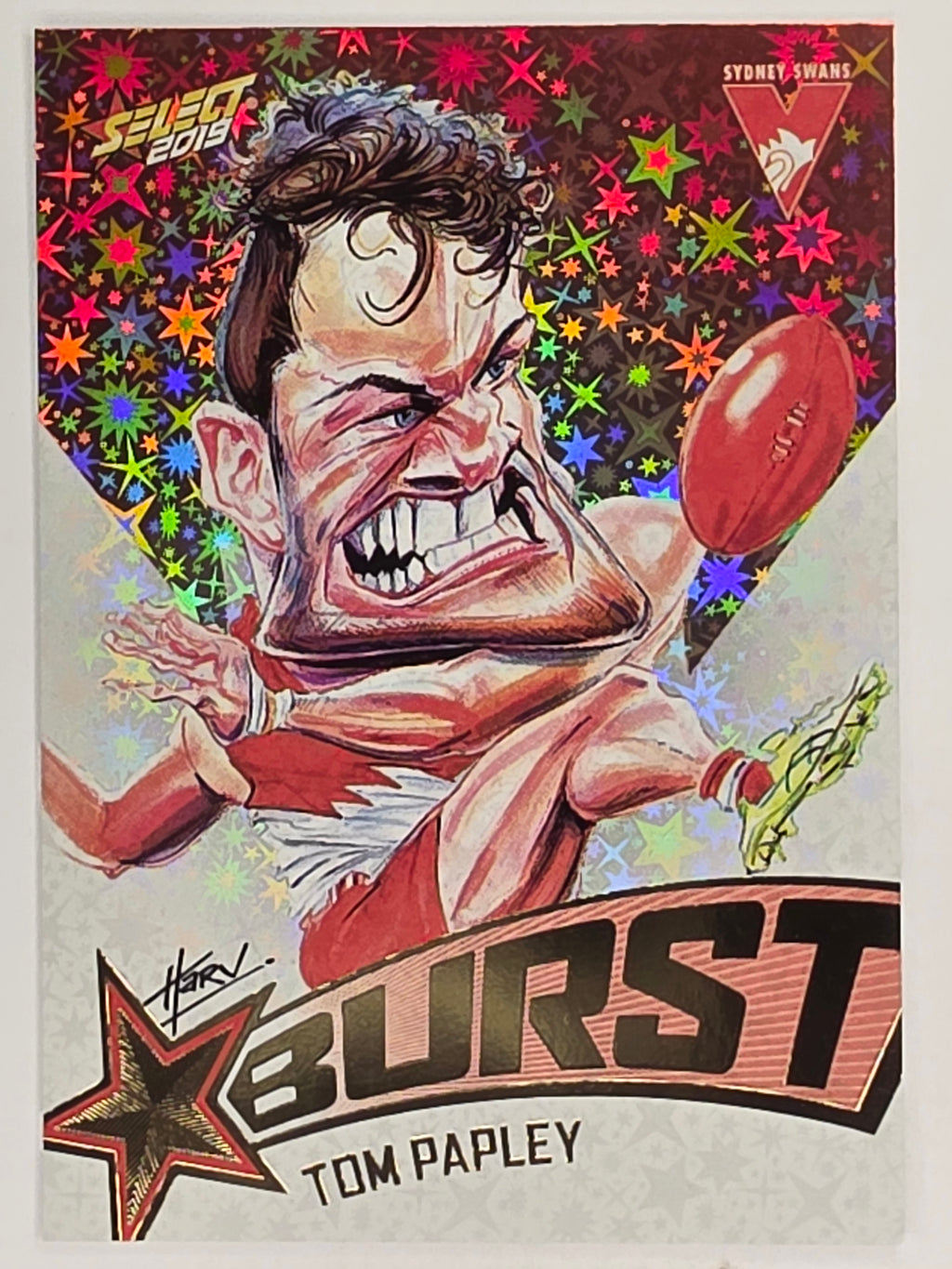 AFL 2019 Footy Stars | Starburst Caricatures Team | #SBTC62 | Tom Papley | Sydney Swans