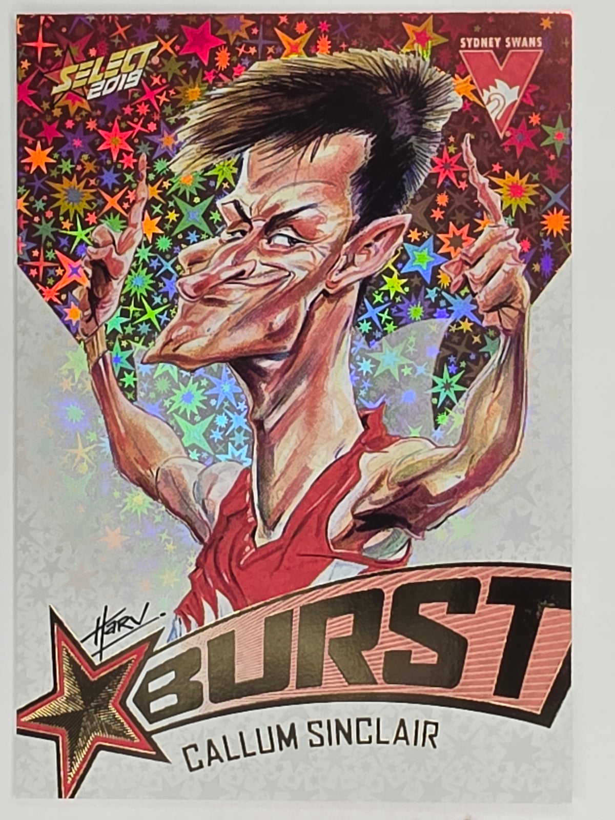 AFL 2019 Footy Stars | Starburst Caricatures Team | #SBTC63 | Callum Sinclair | Sydney Swans