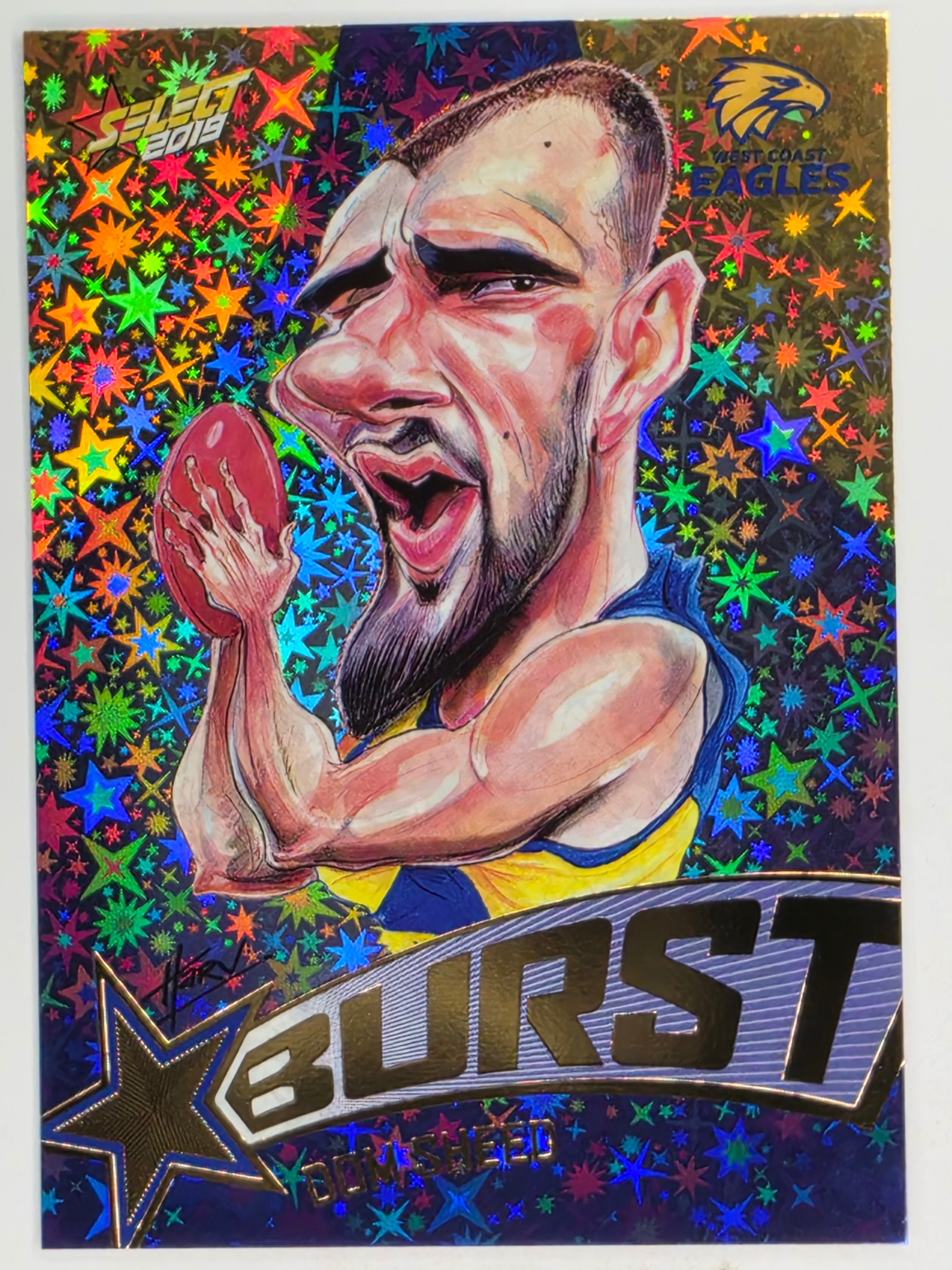AFL 2019 Footy Stars | Starburst Caricatures Team | #SBTC68 | Dom Sheed | West Coast Eagles