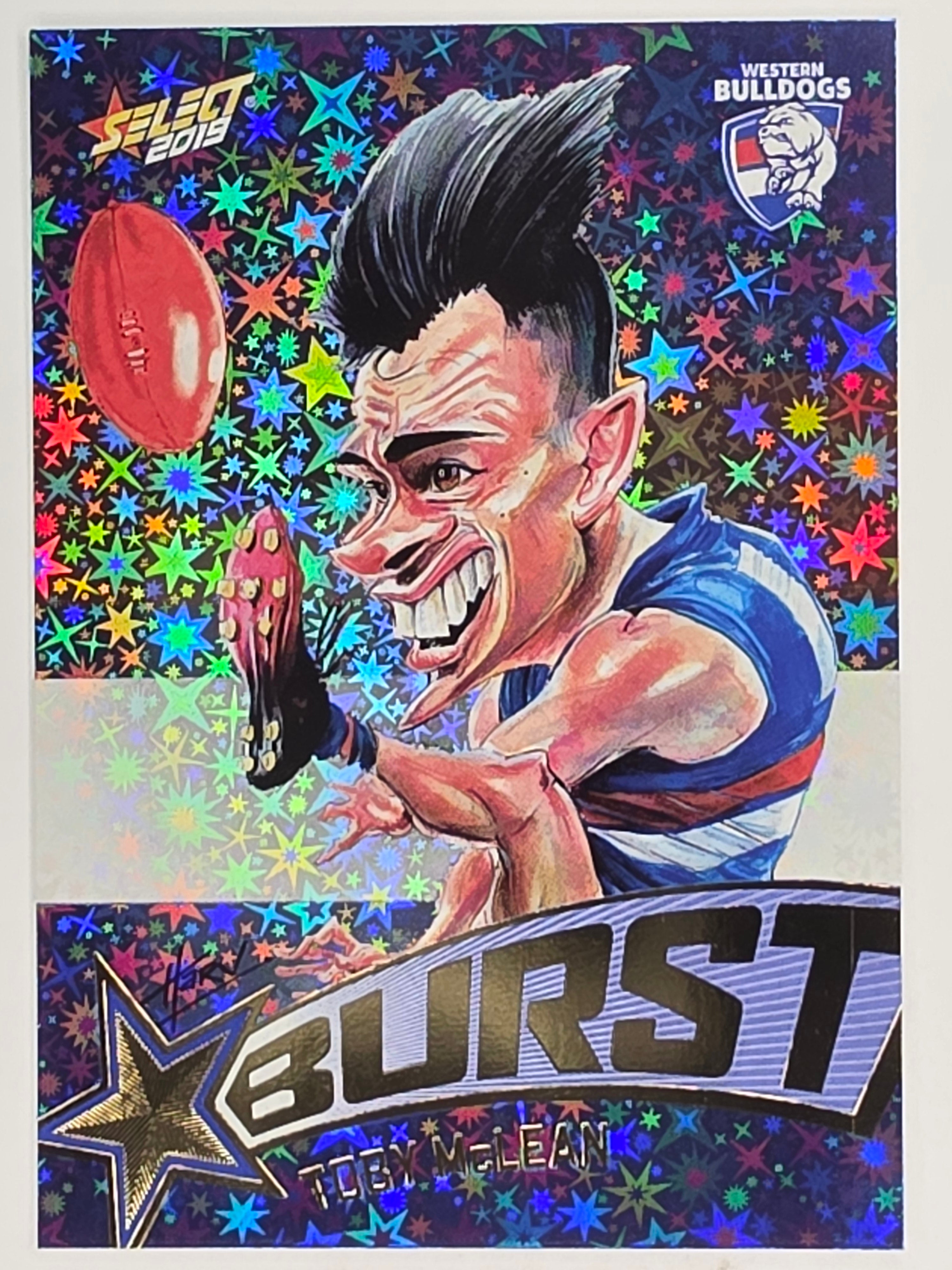 AFL 2019 Footy Stars | Starburst Caricatures Team | #SBTC71 | Toby McLean | Western Bulldogs