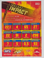 AFL 2019 Footy Stars | Instant Impact | #II53 | David Swallow | Gold Coast Suns