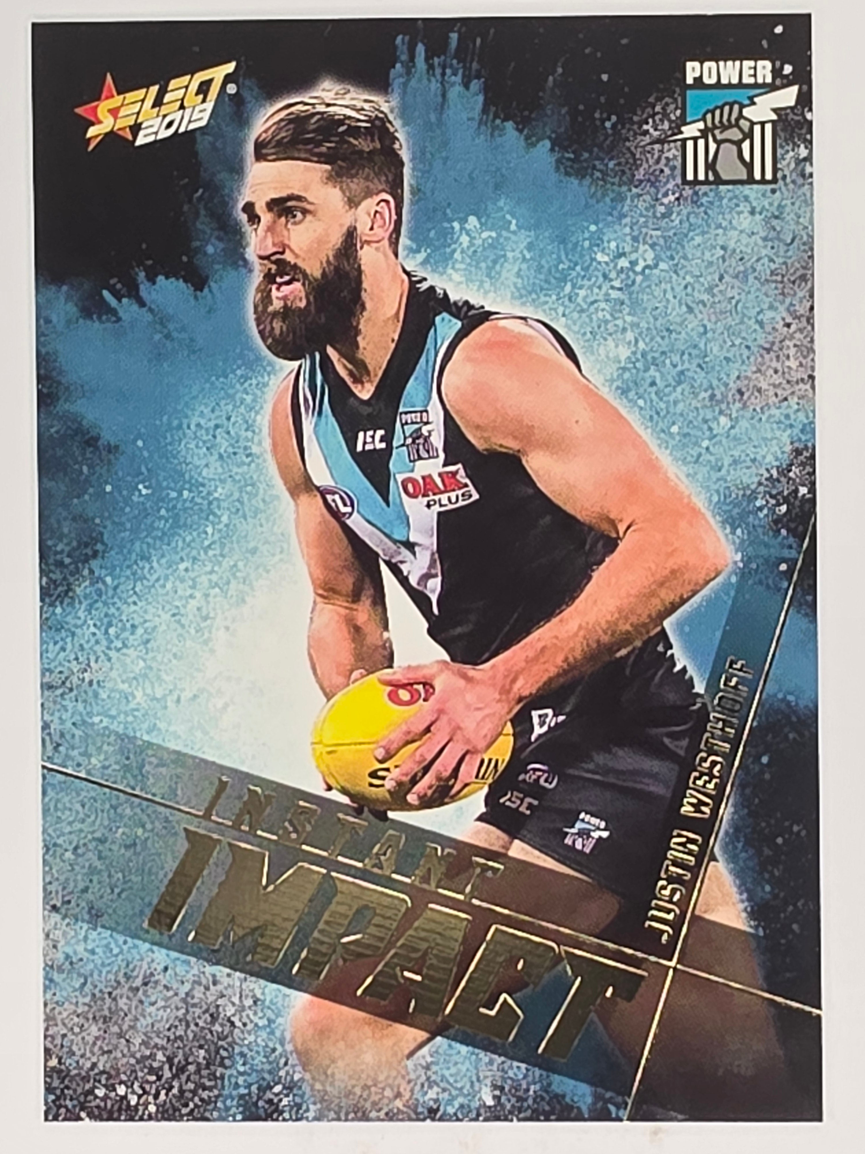 AFL 2019 Footy Stars | Instant Impact | #II77 | Justin Westhoff | Port Adelaide