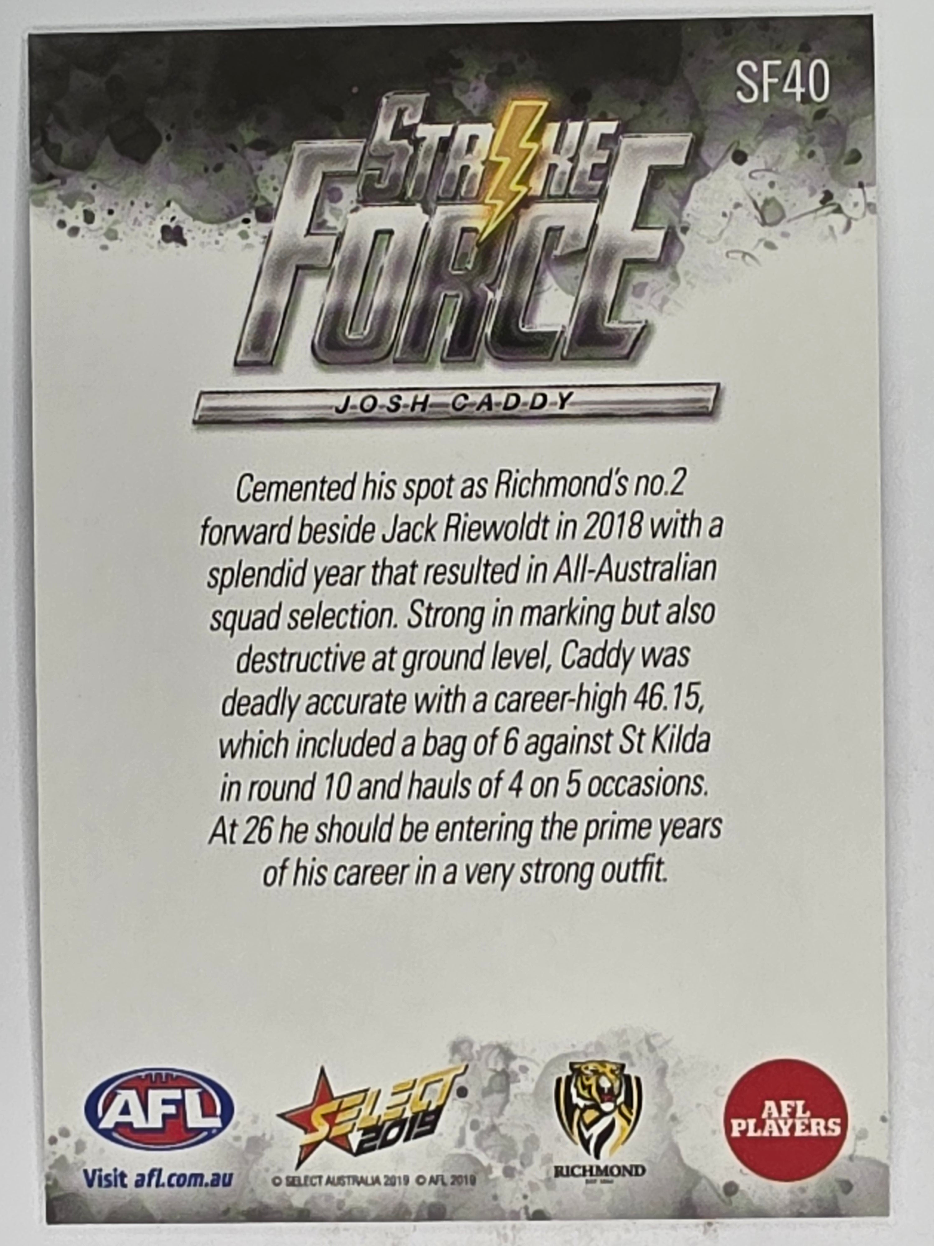 AFL 2019 Footy Stars | Strike Force | #SF40 | Josh Caddy | Richmond