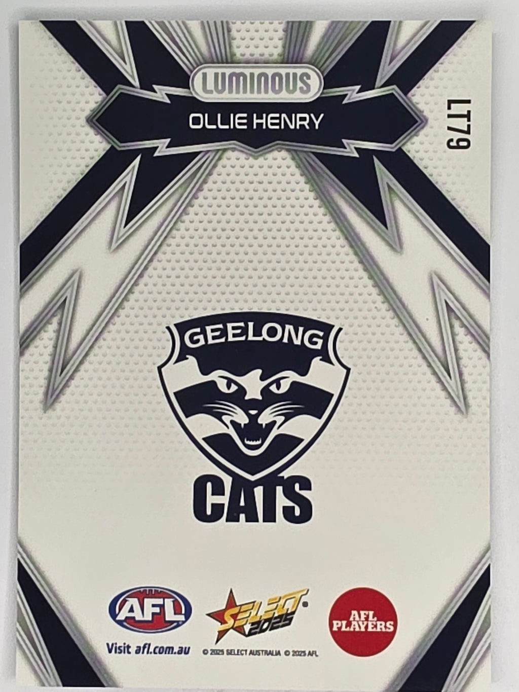 AFL Footy Stars 2025 | Luminous Thunderbolt | #LT79 | O. Henry | Geelong