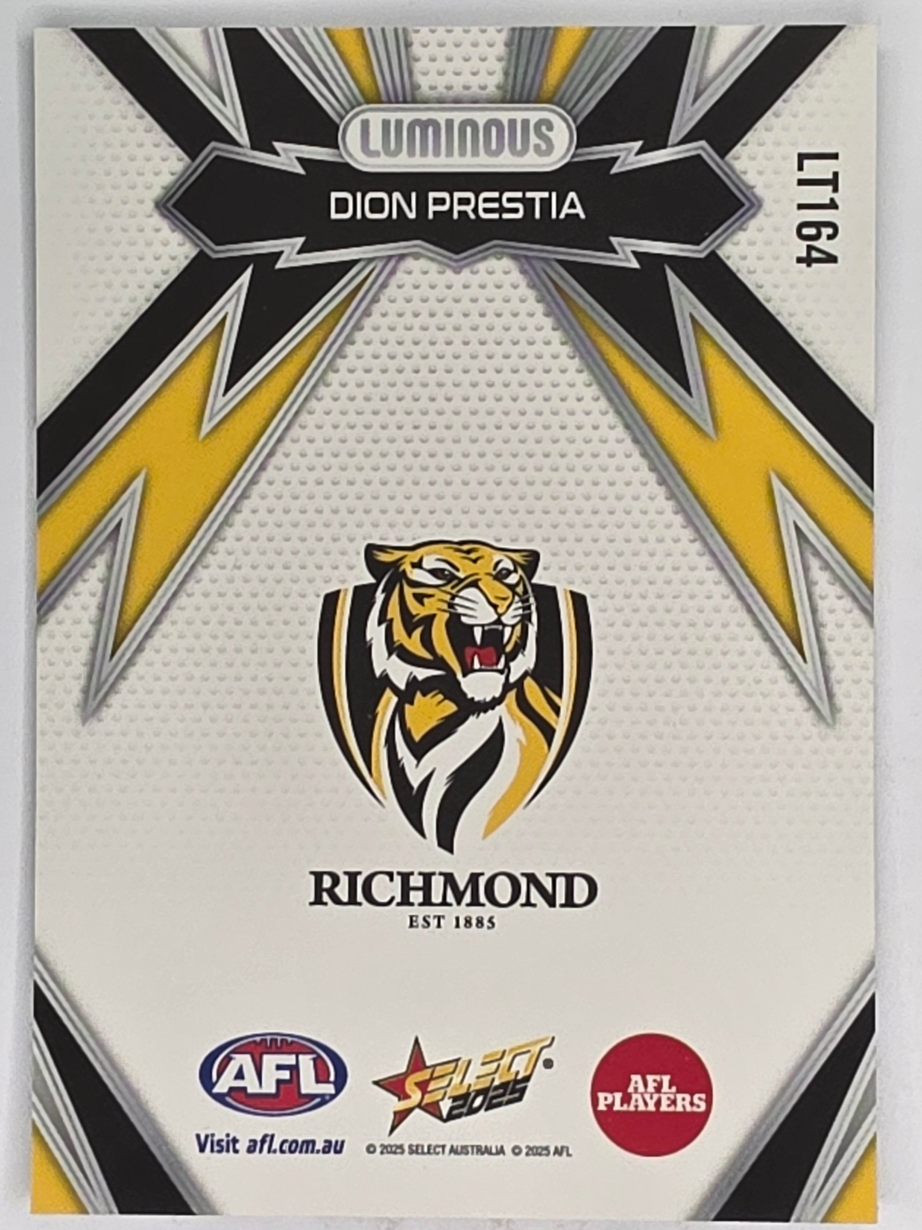 AFL Footy Stars 2025 | Luminous Thunderbolt | #LT164 | D. Prestia | Richmond Tigers