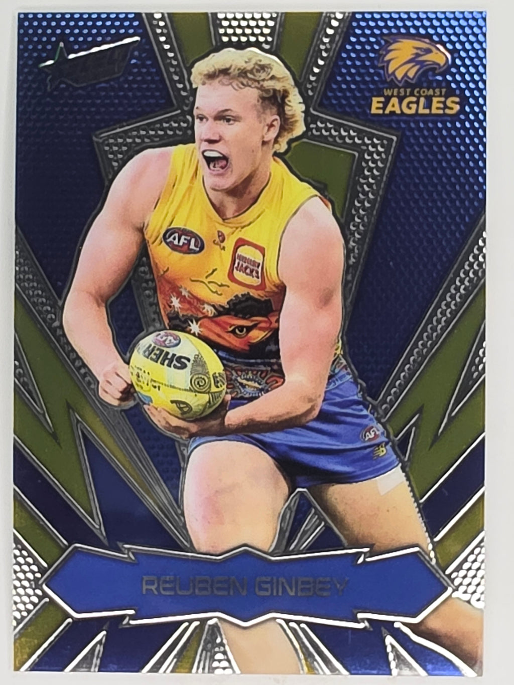 AFL Footy Stars 2025 | Luminous Thunderbolt | #LT197 | R. Ginbey | West Coast Eagles