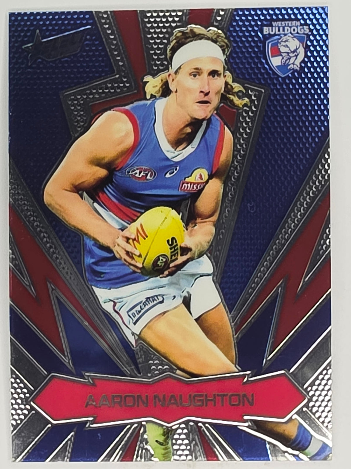 AFL Footy Stars 2025 | Luminous Thunderbolt | #LT907 | A. Naughton | Western Bulldogs