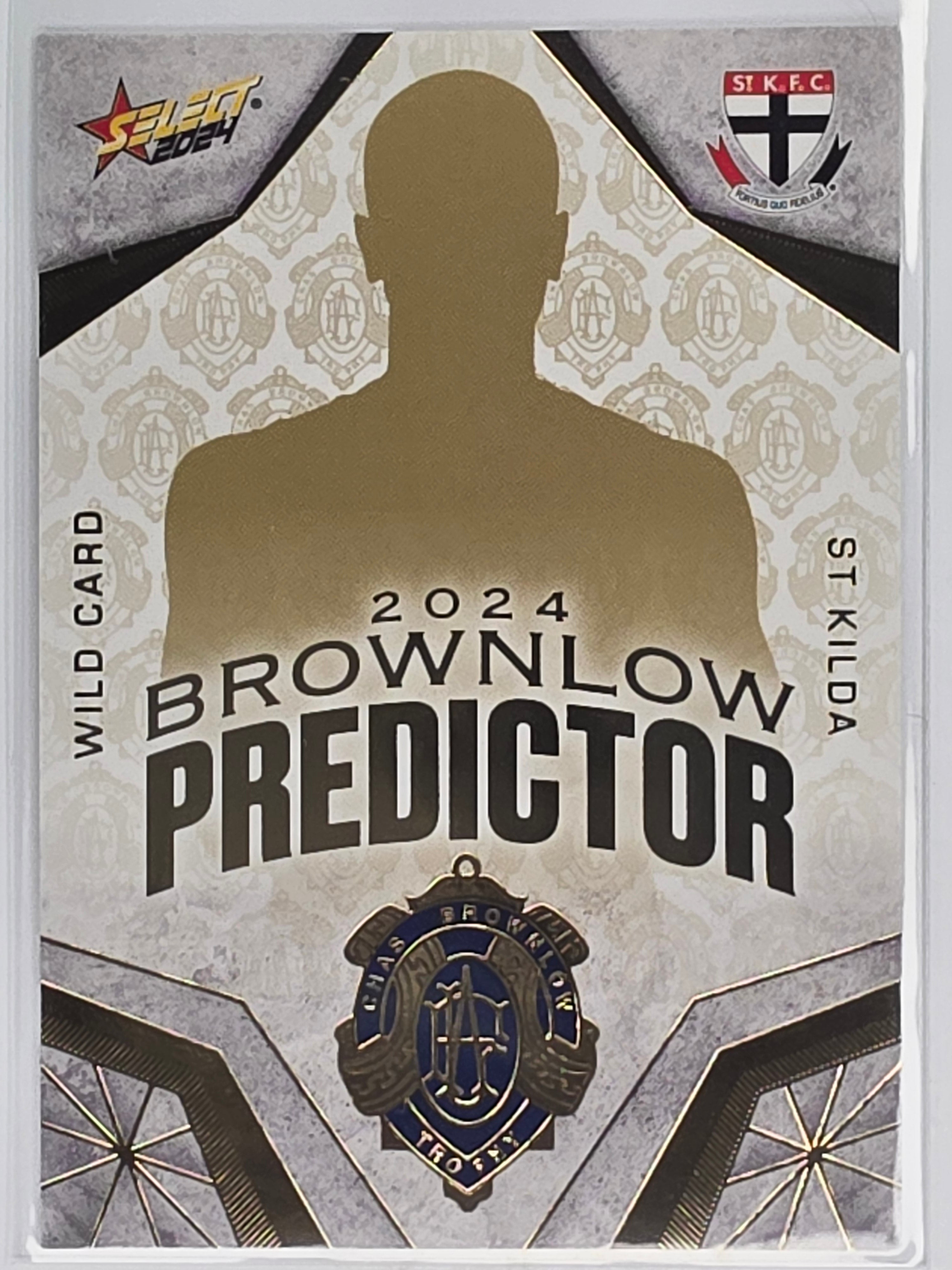 AFL 2024 Footy Stars | Brownlow Predictor Gold #BPG90 St Kilda Wildcard #068/315