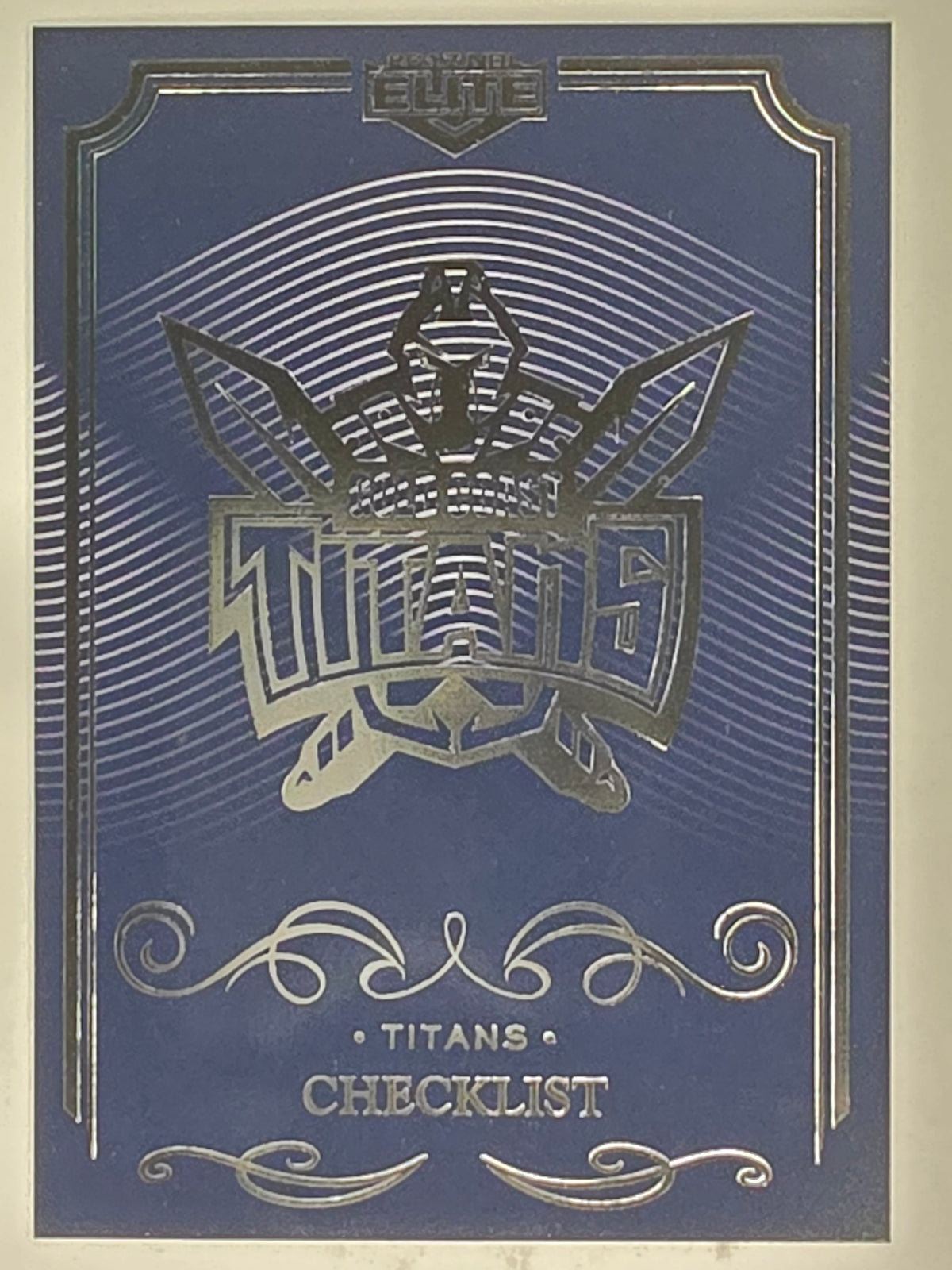 NRL 2017 Elite | Base Card #041 | Titans Checklist | Gold Coast Titans