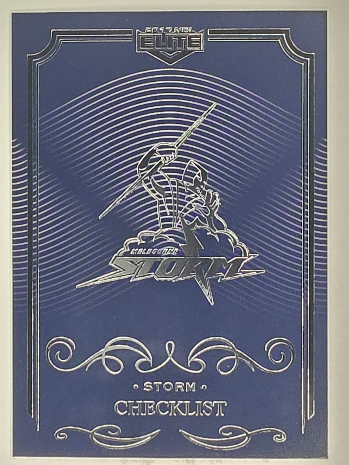 NRL 2017 Elite | Base Card #061 | Storm Checklist | Melbourne Storm
