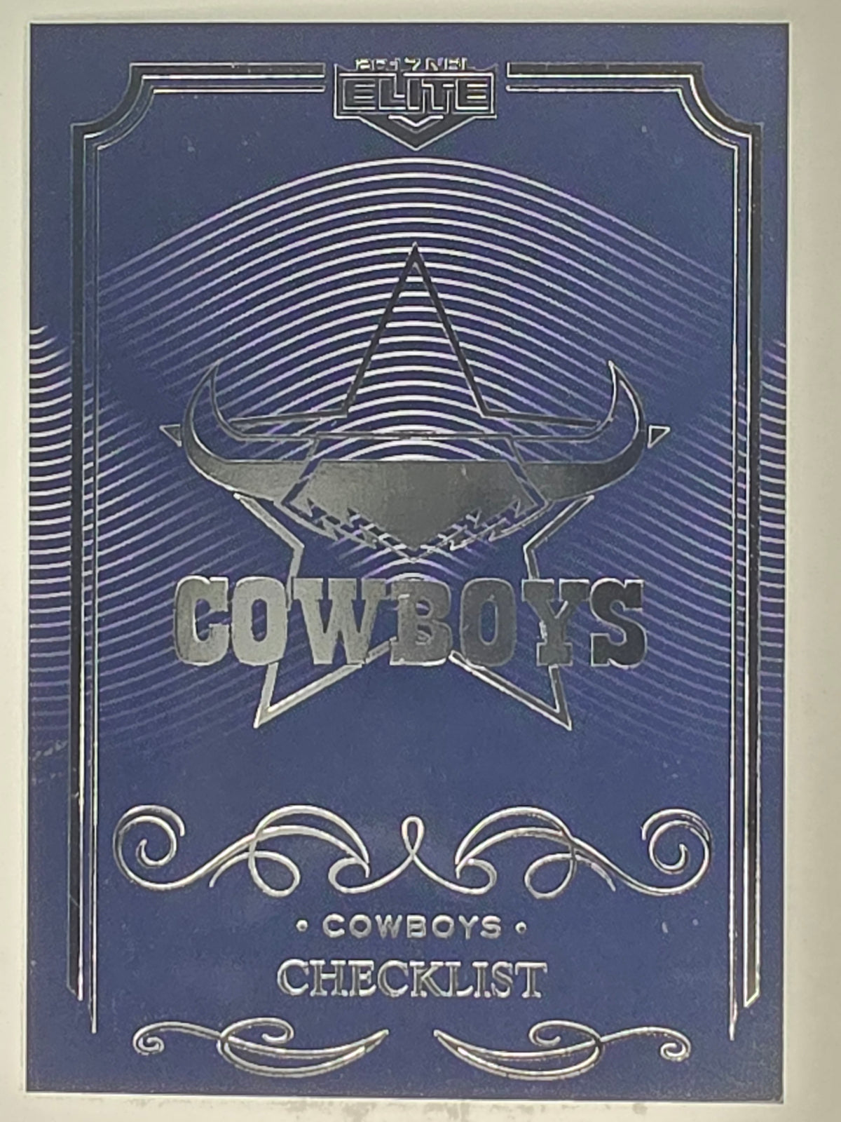 NRL 2017 Elite | Base Card #081 | Cowboys Checklist | North Queensland Cowboys