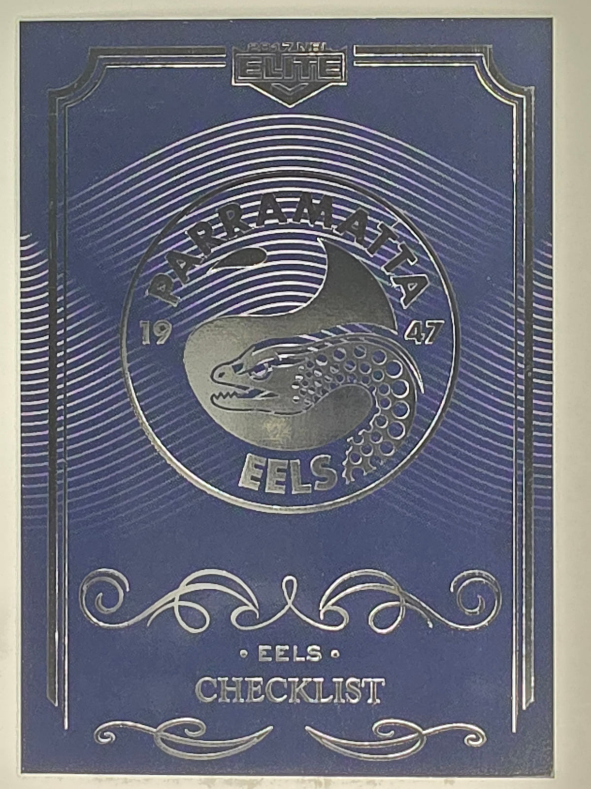 NRL 2017 Elite | Base Card #091 | Eels Checklist | Parramatta Eels