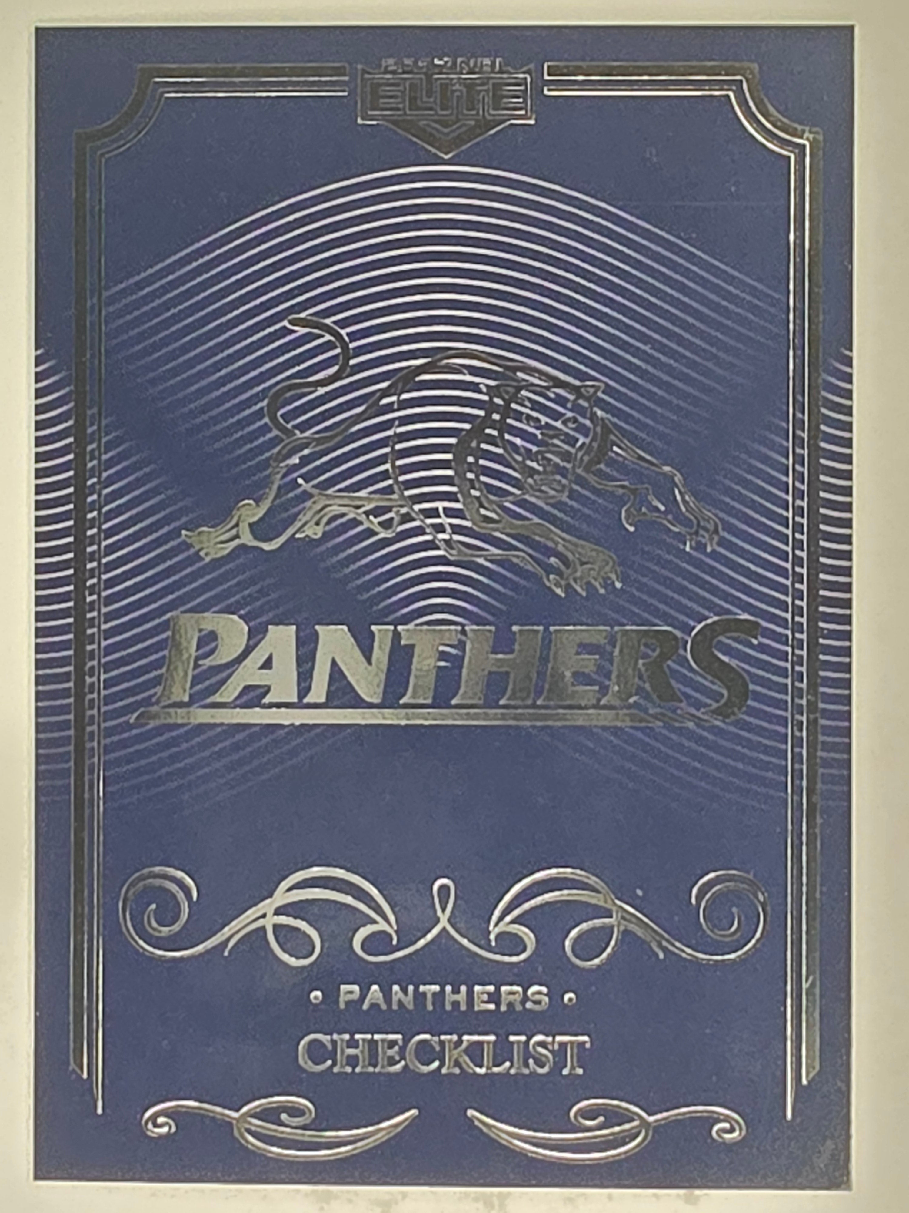 NRL 2017 Elite | Base Card #101 | Panthers Checklist | Penrith Panthers