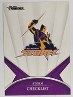 NRL 2016 Traders | Base Card #061 | Storm Checklist | Melbourne Storm