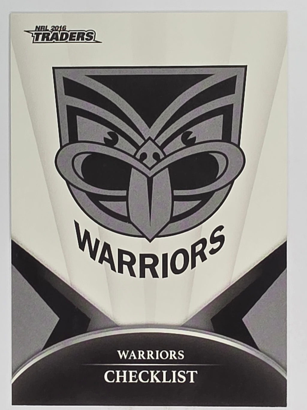 NRL 2016 Traders | Base Card #141 | Warriors Checklist | New Zealand Warriors