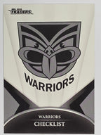 NRL 2016 Traders | Base Card #141 | Warriors Checklist | New Zealand Warriors