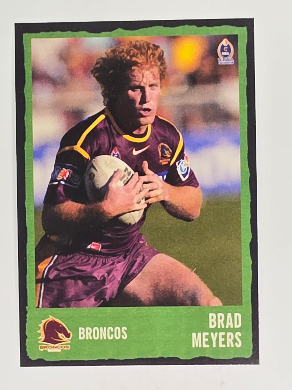 NRL 2004 Daily Telegraph | Base Card #009 | Brad Myers | Brisbane Broncos