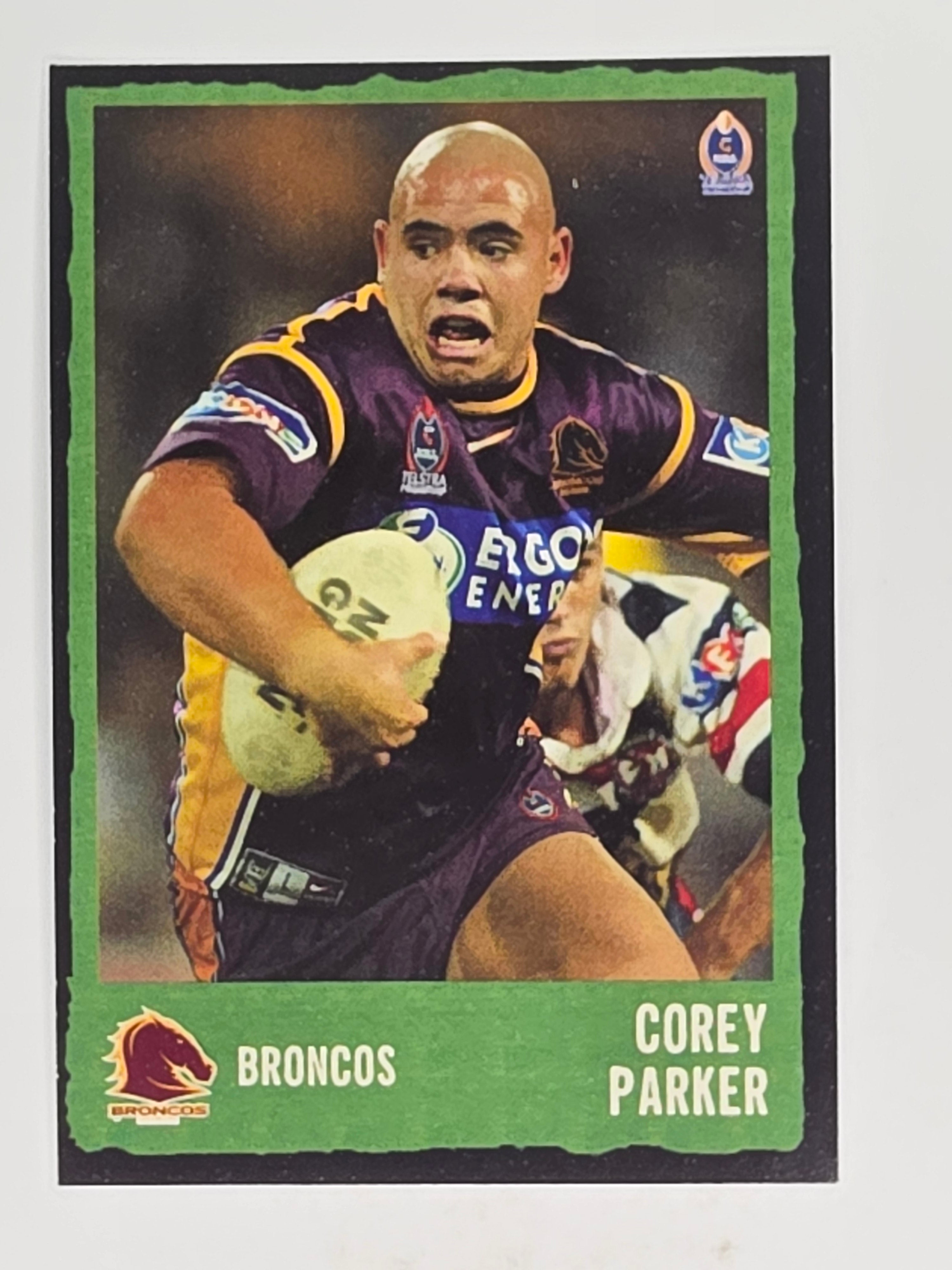 NRL 2004 Daily Telegraph | Base Card #010 | Corey Parker | Brisbane Broncos
