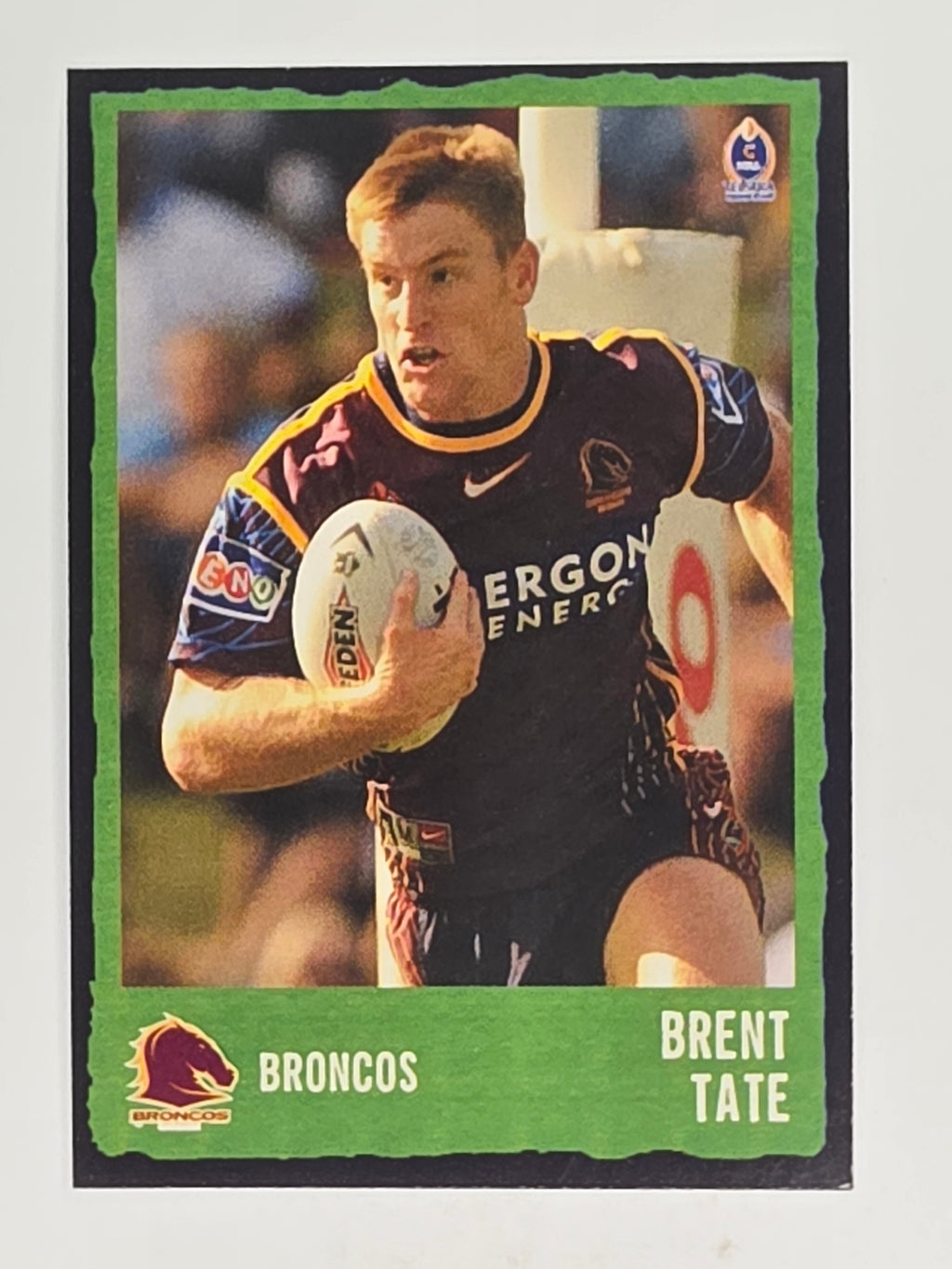 NRL 2004 Daily Telegraph | Base Card #011 | Brent Tate | Brisbane Broncos