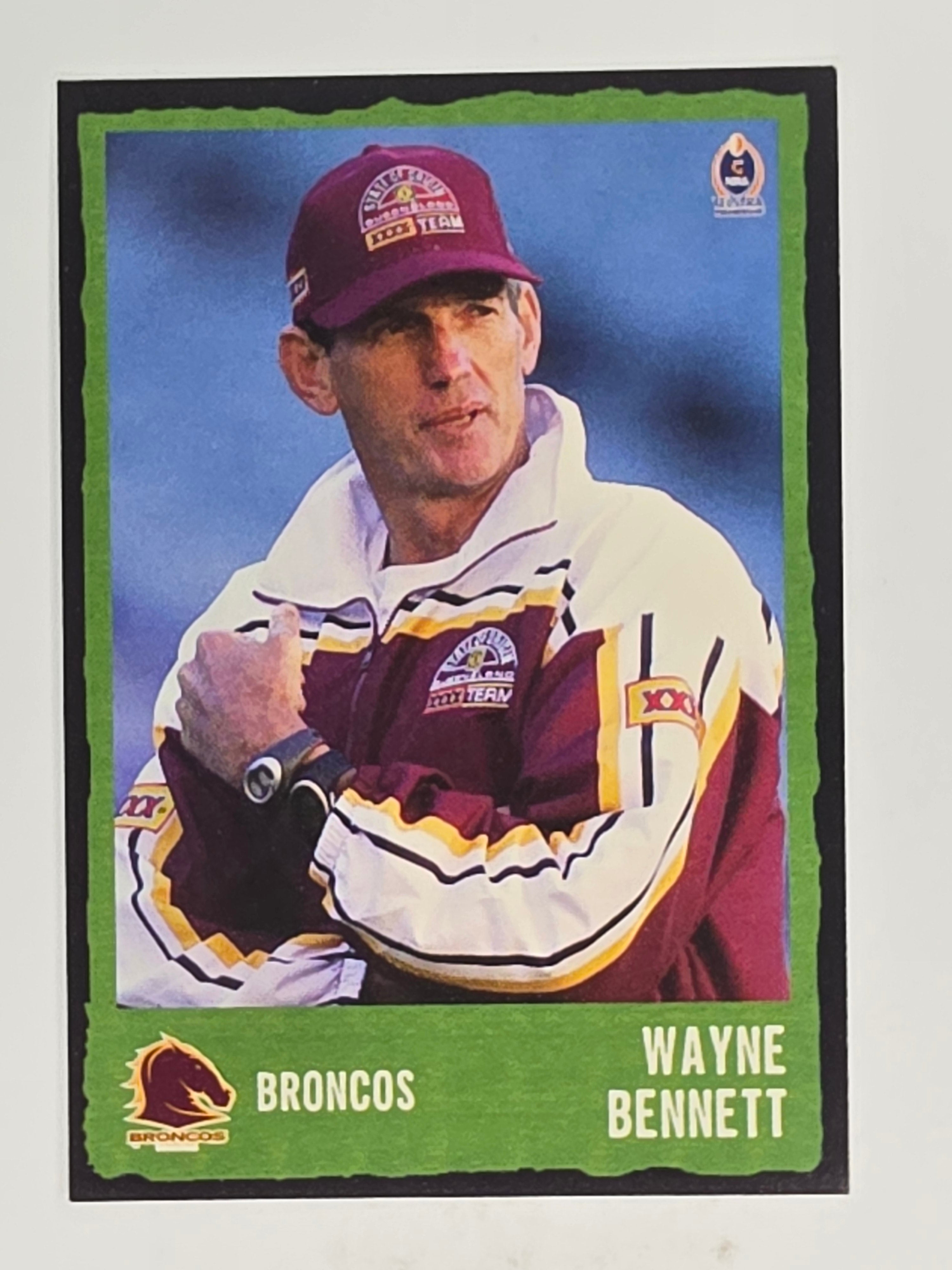 NRL 2004 Daily Telegraph | Base Card #016 | Wayne Bennett | Brisbane Broncos